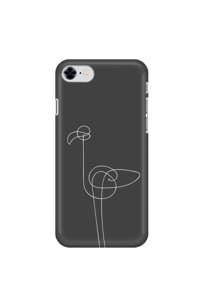 Populair Shilling voor het geval dat APPLE iPhone 8 - 3D Snap Case - Flamingo Drawing | easycase