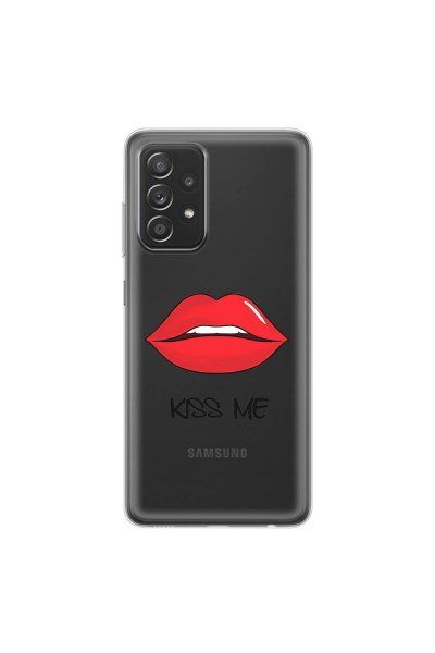 SAMSUNG - Galaxy A52 / A52s - Soft Clear Case - Kiss Me