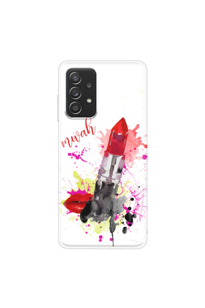 SAMSUNG - Galaxy A52 / A52s - Soft Clear Case - Lipstick