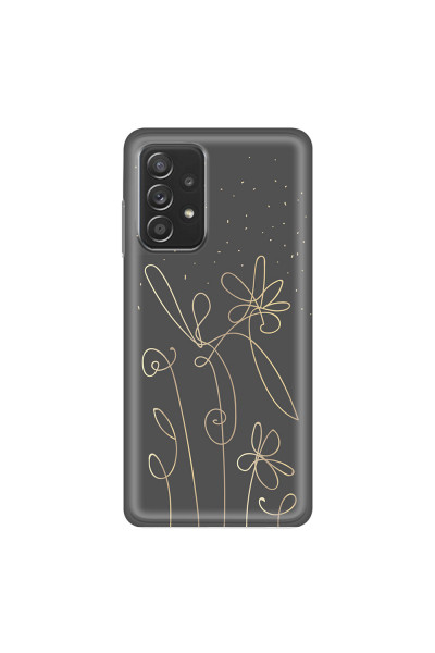 SAMSUNG - Galaxy A52 / A52s - Soft Clear Case - Midnight Flowers