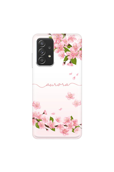 SAMSUNG - Galaxy A52 / A52s - Soft Clear Case - Sakura Handwritten