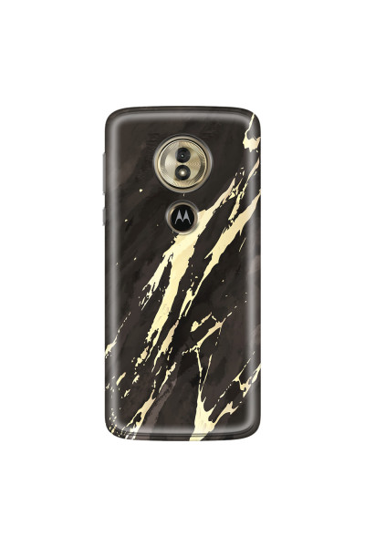MOTOROLA by LENOVO - Moto G6 Play - Soft Clear Case - Marble Ivory Black