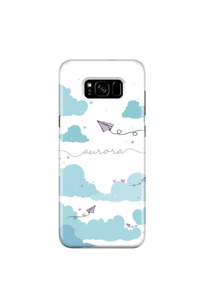 SAMSUNG - Galaxy S8 Plus - 3D Snap Case - Up in the Clouds Purple