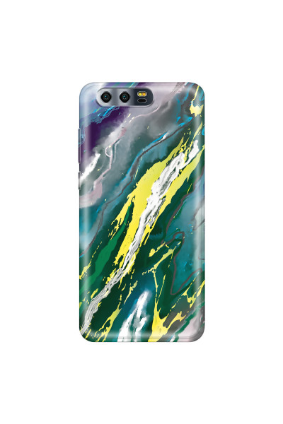 HONOR - Honor 9 - Soft Clear Case - Marble Rainforest Green