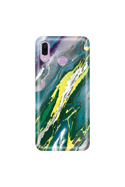 HONOR - Honor Play - Soft Clear Case - Marble Rainforest Green