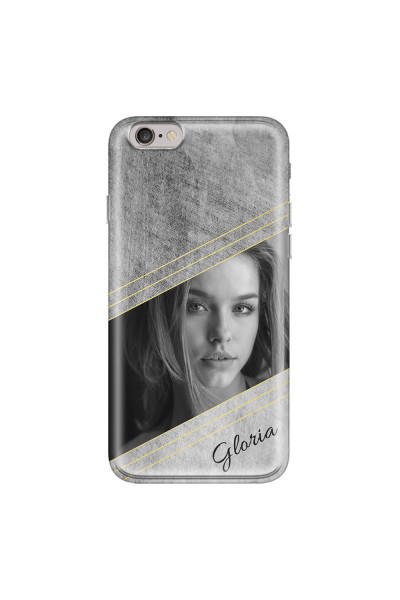 APPLE - iPhone 6S - Soft Clear Case - Geometry Love Photo