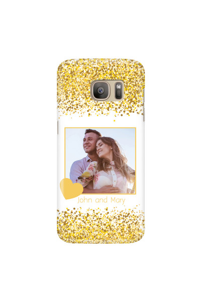 SAMSUNG - Galaxy S7 - 3D Snap Case - Gold Memories