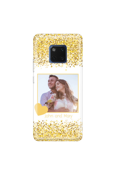 HUAWEI - Mate 20 Pro - Soft Clear Case - Gold Memories