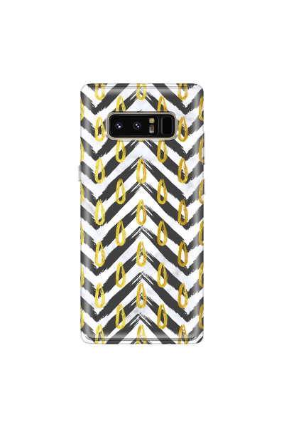 SAMSUNG - Galaxy Note 8 - Soft Clear Case - Exotic Waves
