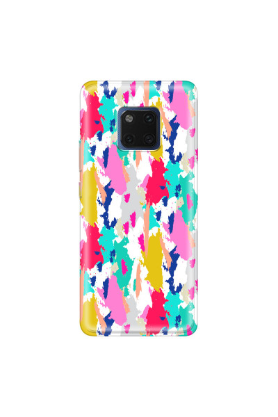 HUAWEI - Mate 20 Pro - Soft Clear Case - Paint Strokes