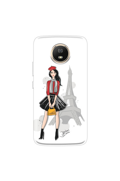 MOTOROLA by LENOVO - Moto G5s - Soft Clear Case - Paris With Love