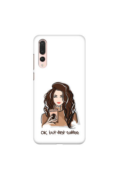 HUAWEI - P20 Pro - 3D Snap Case - But First Coffee