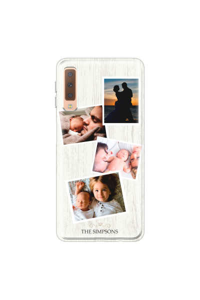 SAMSUNG - Galaxy A7 2018 - Soft Clear Case - The Simpsons