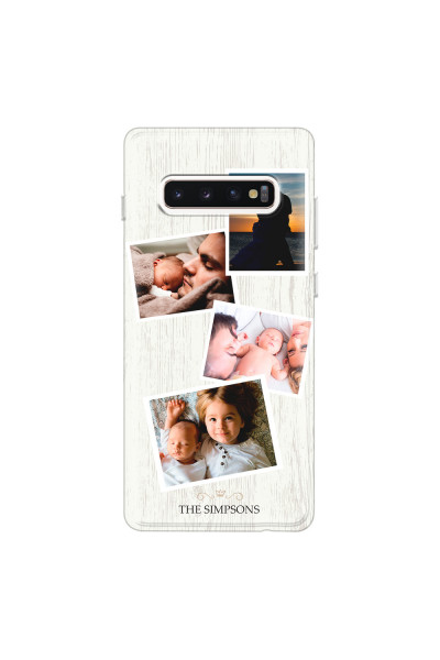 SAMSUNG - Galaxy S10 Plus - Soft Clear Case - The Simpsons