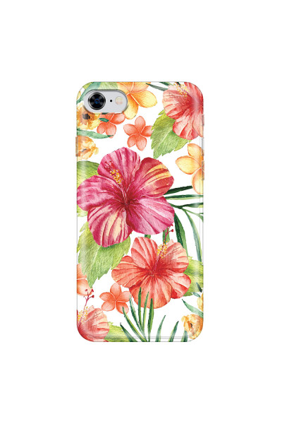 APPLE - iPhone 8 - Soft Clear Case - Tropical Vibes