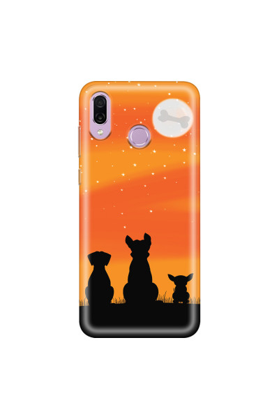 HONOR - Honor Play - Soft Clear Case - Dog's Desire Orange Sky