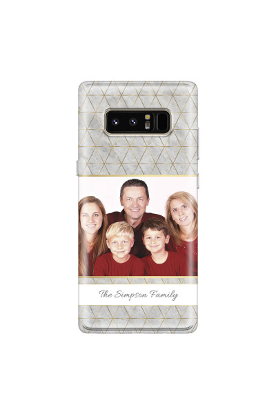 SAMSUNG - Galaxy Note 8 - Soft Clear Case - Happy Family