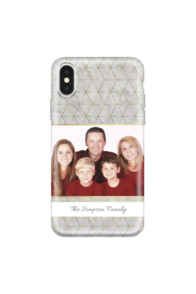 APPLE - iPhone X - Soft Clear Case - Happy Family