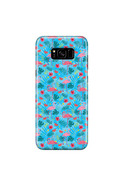 SAMSUNG - Galaxy S8 Plus - 3D Snap Case - Tropical Flamingo IV