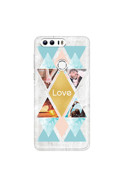 HONOR - Honor 8 - Soft Clear Case - Triangle Love Photo