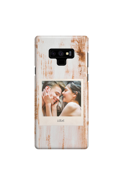 SAMSUNG - Galaxy Note 9 - 3D Snap Case - Wooden Polaroid