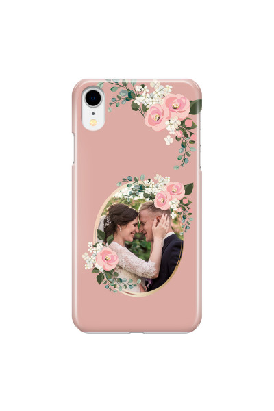 APPLE - iPhone XR - 3D Snap Case - Pink Floral Mirror Photo