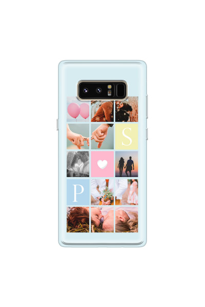 SAMSUNG - Galaxy Note 8 - Soft Clear Case - Insta Love Photo Linked