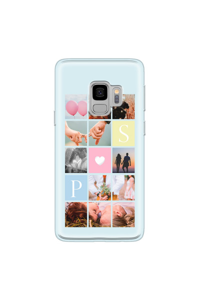SAMSUNG - Galaxy S9 - Soft Clear Case - Insta Love Photo Linked