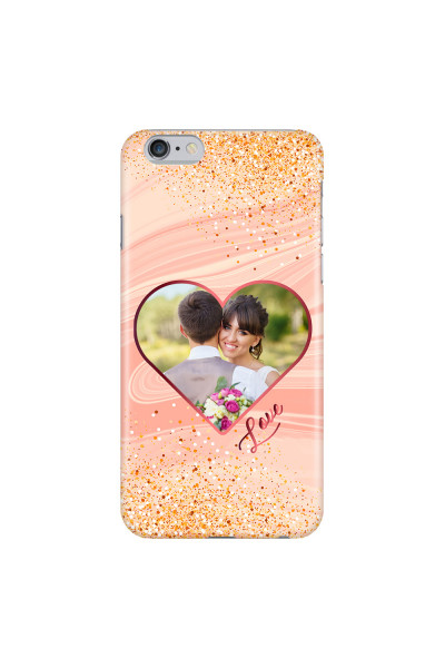 APPLE - iPhone 6S - 3D Snap Case - Glitter Love Heart Photo