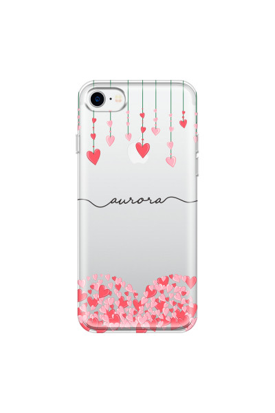 APPLE - iPhone 7 - Soft Clear Case - Love Hearts Strings