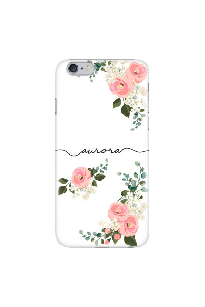 APPLE - iPhone 6S - 3D Snap Case - Pink Floral Handwritten