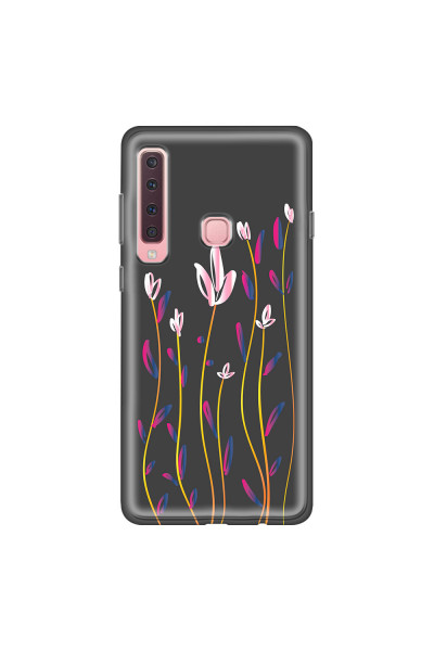 SAMSUNG - Galaxy A9 2018 - Soft Clear Case - Pink Tulips