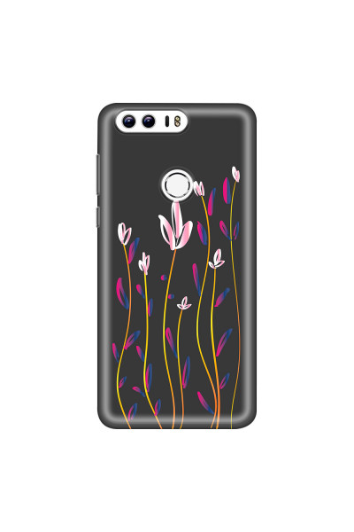 HONOR - Honor 8 - Soft Clear Case - Pink Tulips