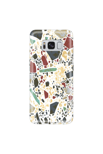 SAMSUNG - Galaxy S8 Plus - Soft Clear Case - Terrazzo Design IX