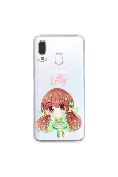 SAMSUNG - Galaxy A40 - Soft Clear Case - Chibi Lilly