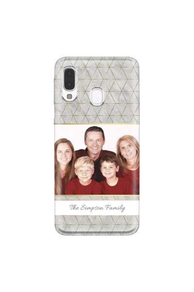 SAMSUNG - Galaxy A40 - Soft Clear Case - Happy Family