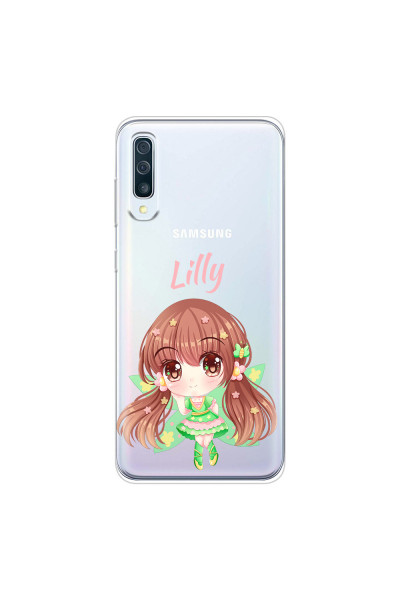 SAMSUNG - Galaxy A70 - Soft Clear Case - Chibi Lilly
