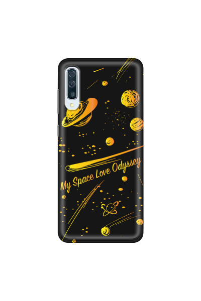 SAMSUNG - Galaxy A70 - Soft Clear Case - Dark Space Odyssey
