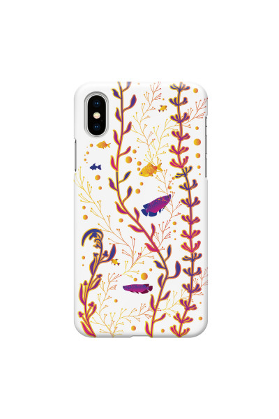 APPLE - iPhone XS - 3D Snap Case - Clear Underwater World