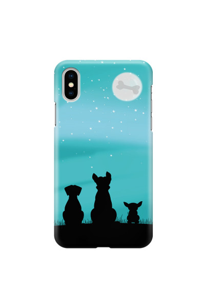APPLE - iPhone XS - 3D Snap Case - Dog's Desire Blue Sky
