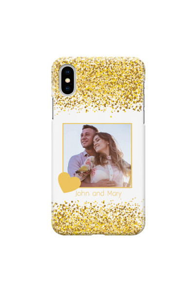 APPLE - iPhone XS - 3D Snap Case - Gold Memories