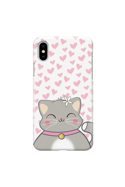 APPLE - iPhone XS - 3D Snap Case - Kitty