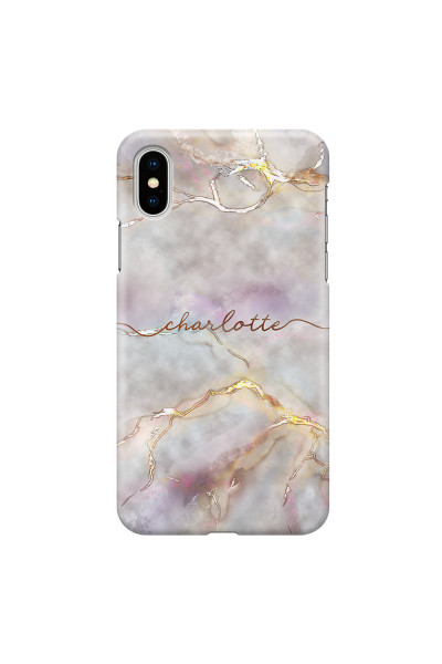 APPLE - iPhone XS - 3D Snap Case - Marble Rootage