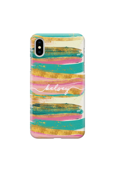 APPLE - iPhone XS - 3D Snap Case - Pastel Palette