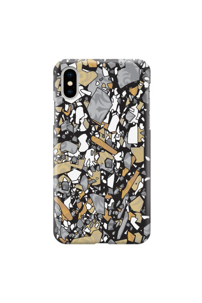 APPLE - iPhone XS - 3D Snap Case - Terrazzo Design I
