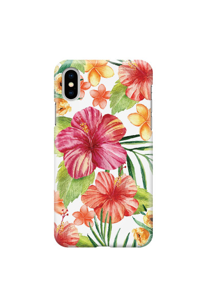 APPLE - iPhone XS - 3D Snap Case - Tropical Vibes