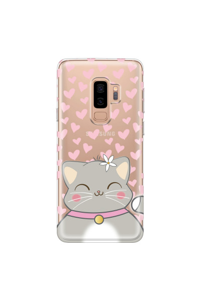 SAMSUNG - Galaxy S9 Plus - Soft Clear Case - Kitty