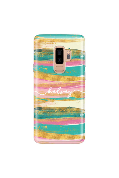 SAMSUNG - Galaxy S9 Plus - Soft Clear Case - Pastel Palette