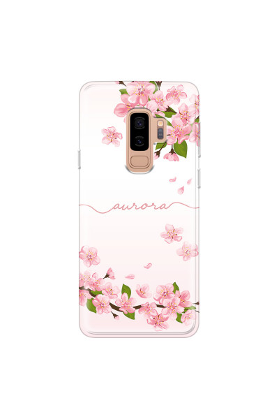 SAMSUNG - Galaxy S9 Plus - Soft Clear Case - Sakura Handwritten