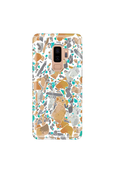 SAMSUNG - Galaxy S9 Plus - Soft Clear Case - Terrazzo Design III